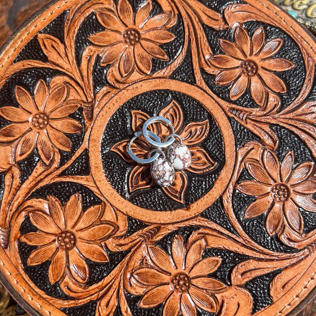 Crazy Horse Dangle Huggies