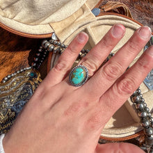 Load image into Gallery viewer, Number 8 Turquoise Ring - Size 8
