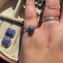 Load image into Gallery viewer, Dainty Purple Mohave Ring - Size 7
