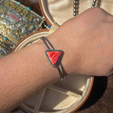 Load image into Gallery viewer, Red Spiny Oyster Cuff
