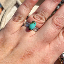 Load image into Gallery viewer, Dainty Turquoise Ring - Size 7
