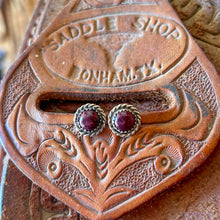 Load image into Gallery viewer, Purple Spiny Studs
