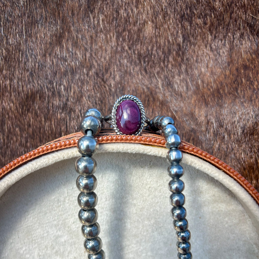 Purple Spiny Oyster Ring - Size 6