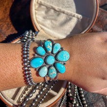 Load image into Gallery viewer, Turquoise Statement Cuff

