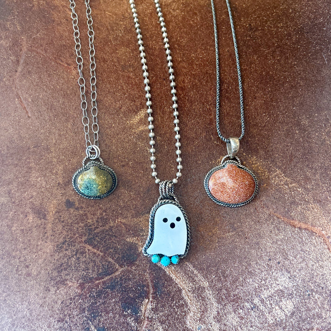 Pumpkin Necklace (Left)