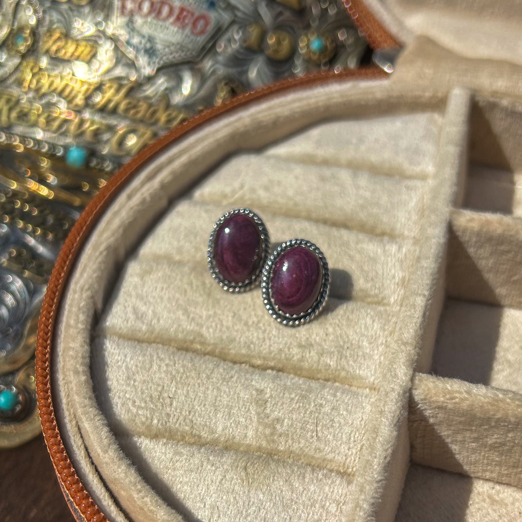 Purple Spiny Studs