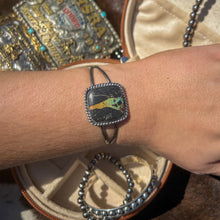 Load image into Gallery viewer, Black Jack Turquoise Cuff
