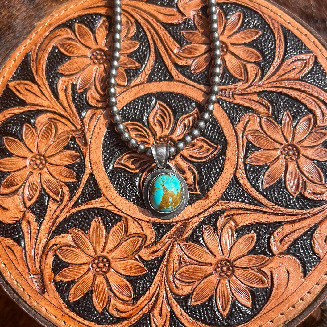 Kingman Turquoise Dainty Pendant