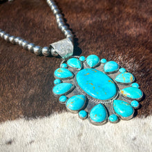 Load image into Gallery viewer, Kingman Turquoise Statement Pendant
