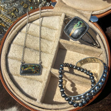 Load image into Gallery viewer, Black Jack Turquoise Cuff
