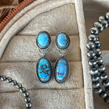 Load image into Gallery viewer, Golden Hills 2-Stone Dangles
