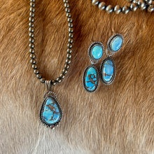 Load image into Gallery viewer, Golden Hills 2-Stone Dangles
