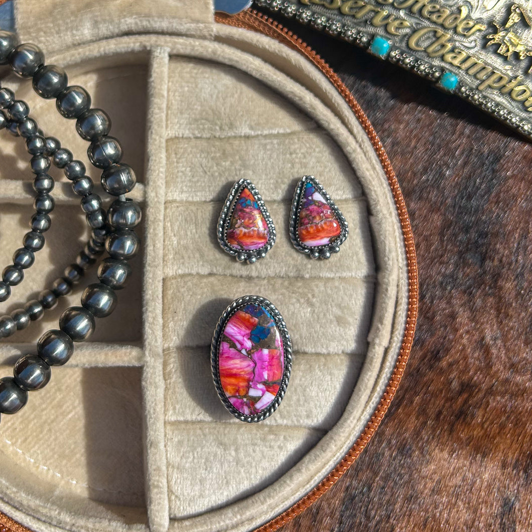 Pink Mohave Ring - Size 8