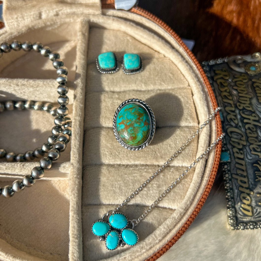 Kingman Turquoise Ring - Size 7