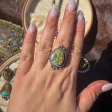 Load image into Gallery viewer, Number 8 Turquoise Ring - Size 10
