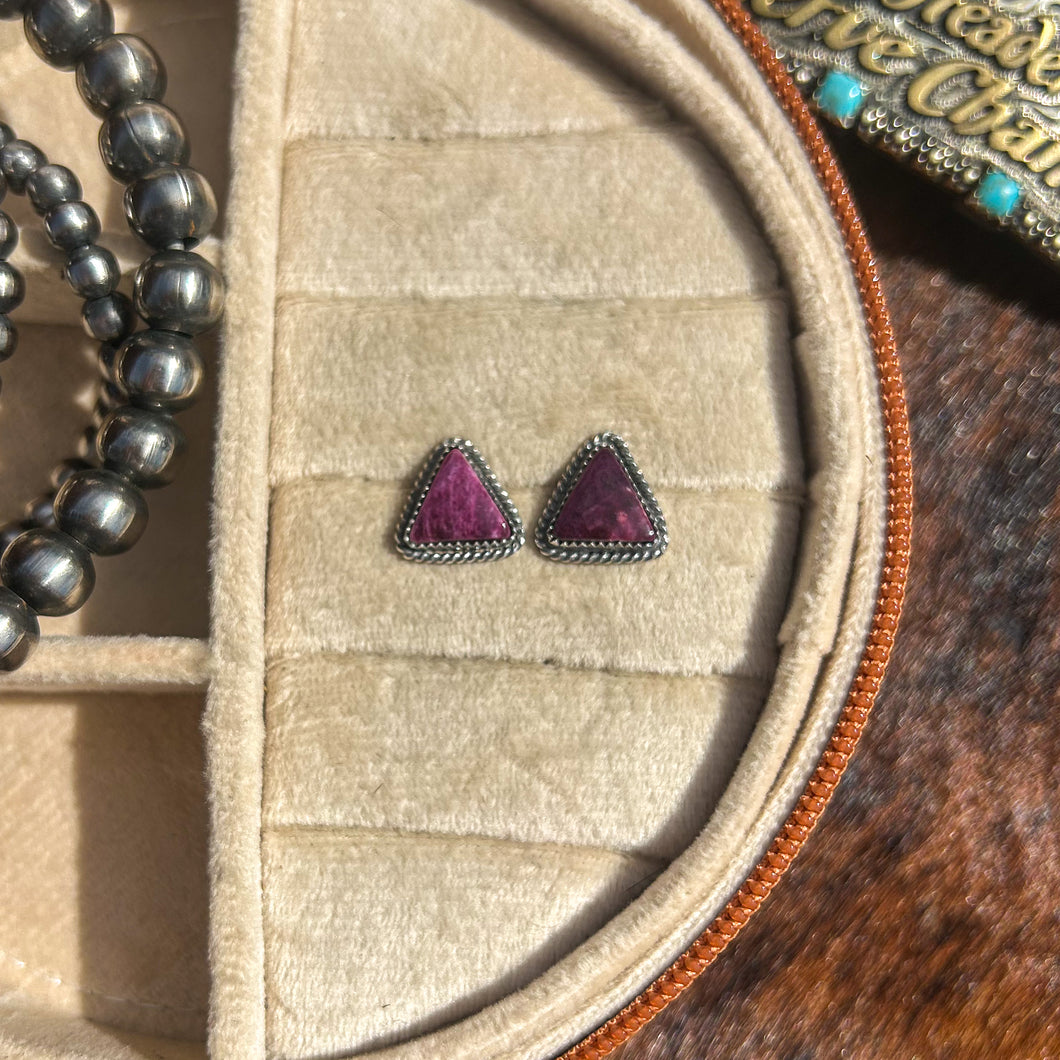Purple Spiny Studs
