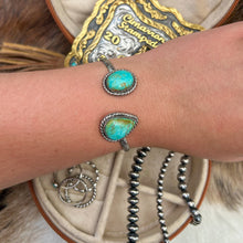 Load image into Gallery viewer, Multi-Stone Turquoise Cuff
