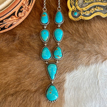 Load image into Gallery viewer, Kingman Turquoise Statement Necklace
