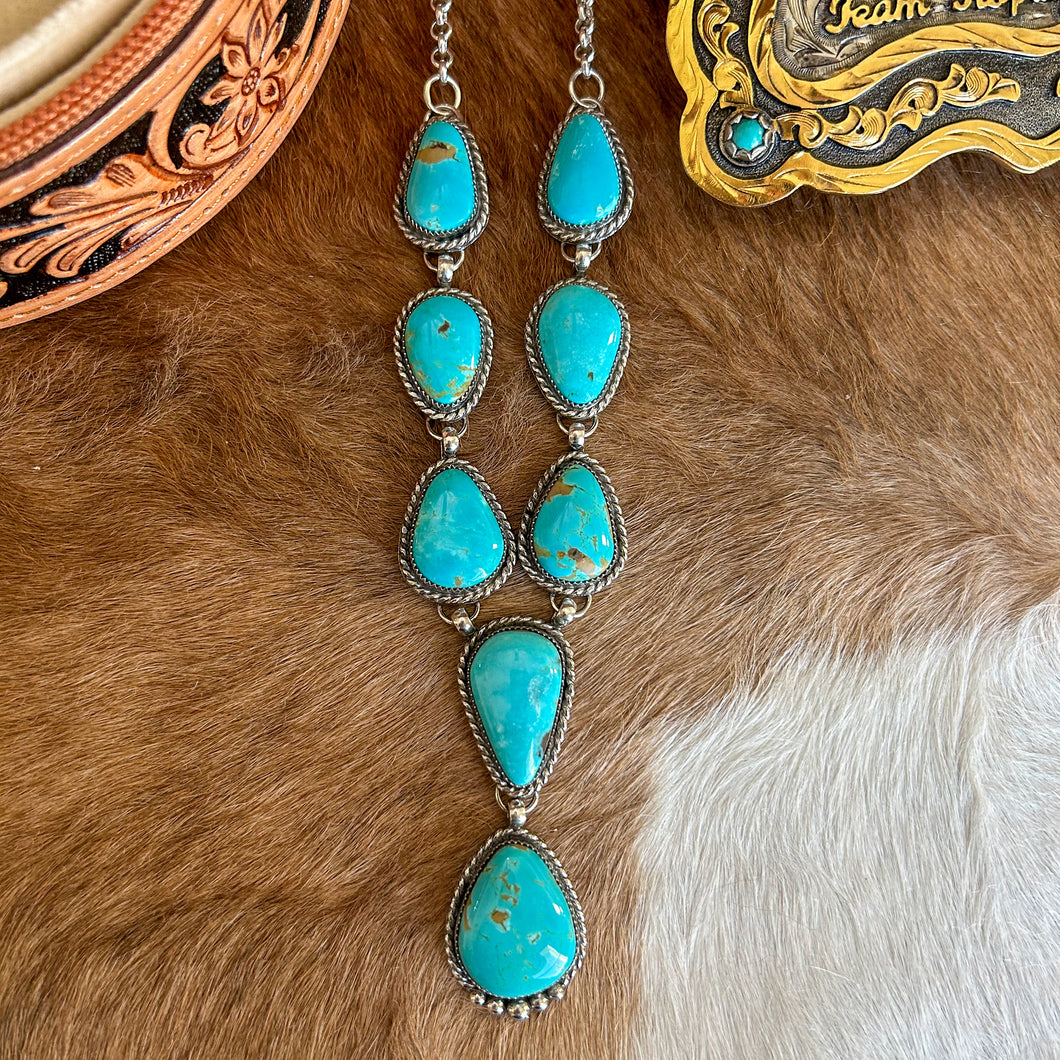 Kingman Turquoise Statement Necklace