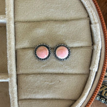 Load image into Gallery viewer, Pink Nugget Studs
