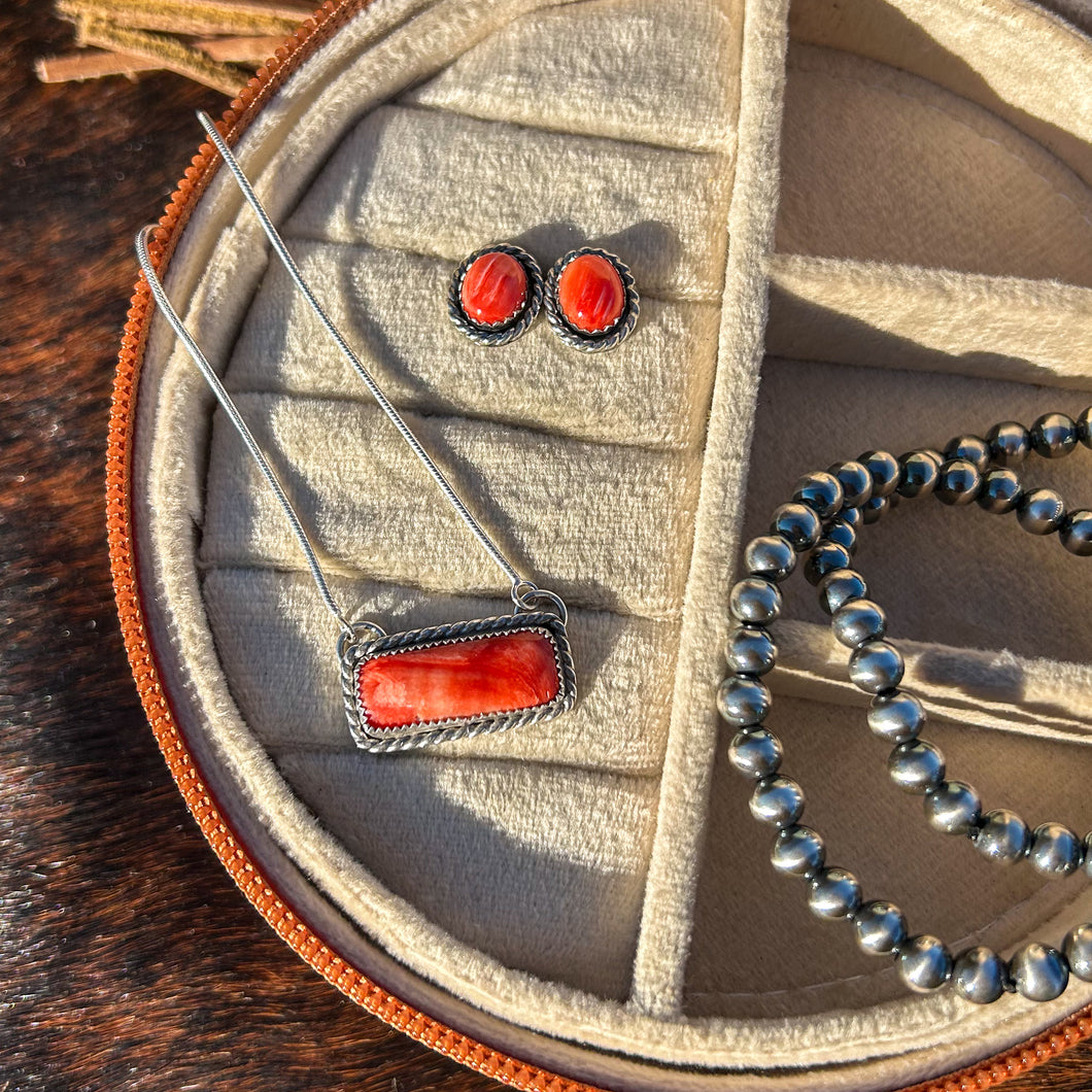 Red Spiny Oyster Bar Necklace